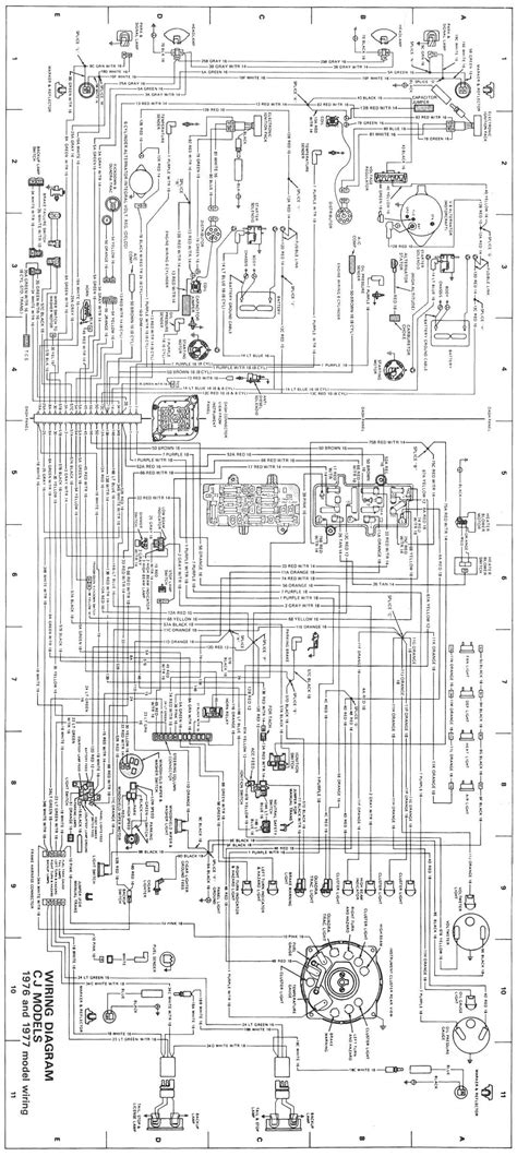 1986 jeep cherokee wiring diagram schematic 